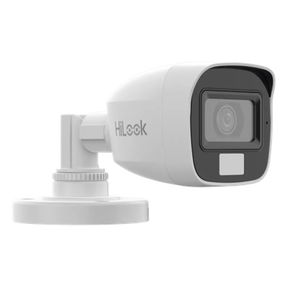 Cámara Bala TURBOHD / 2 Megapixel / Dual Light 20 m (65.6 ft) IR + 20 m (65.6 ft) Luz Blanca / Lente 2.8 mm 100° / Audio por Coaxitron / IP66 / Metal