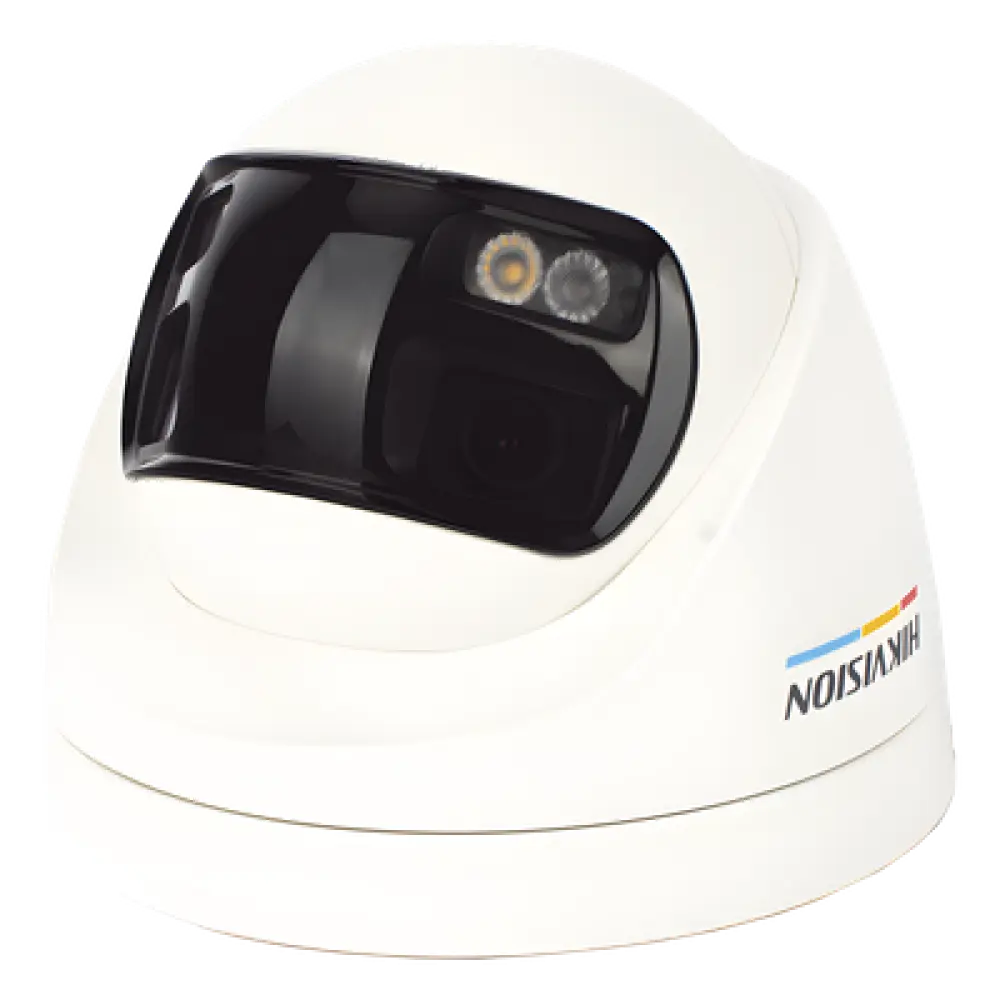 Cámara Turret TURBOHD / 3K 5 Megapixel / Visión 180° / Dual Light 40 m (131.2 ft) / Micrófono Integrado / IP67
