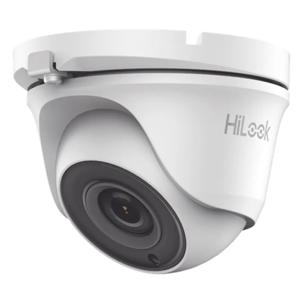Cámara Turret TURBOHD / 2 Megapixel 1080p / Lente 2.8 mm / Ángulo 103° / IR EXIR 20 m (65.6 ft) / 4 Tecnologías Seleccionables / IP66 / Metal