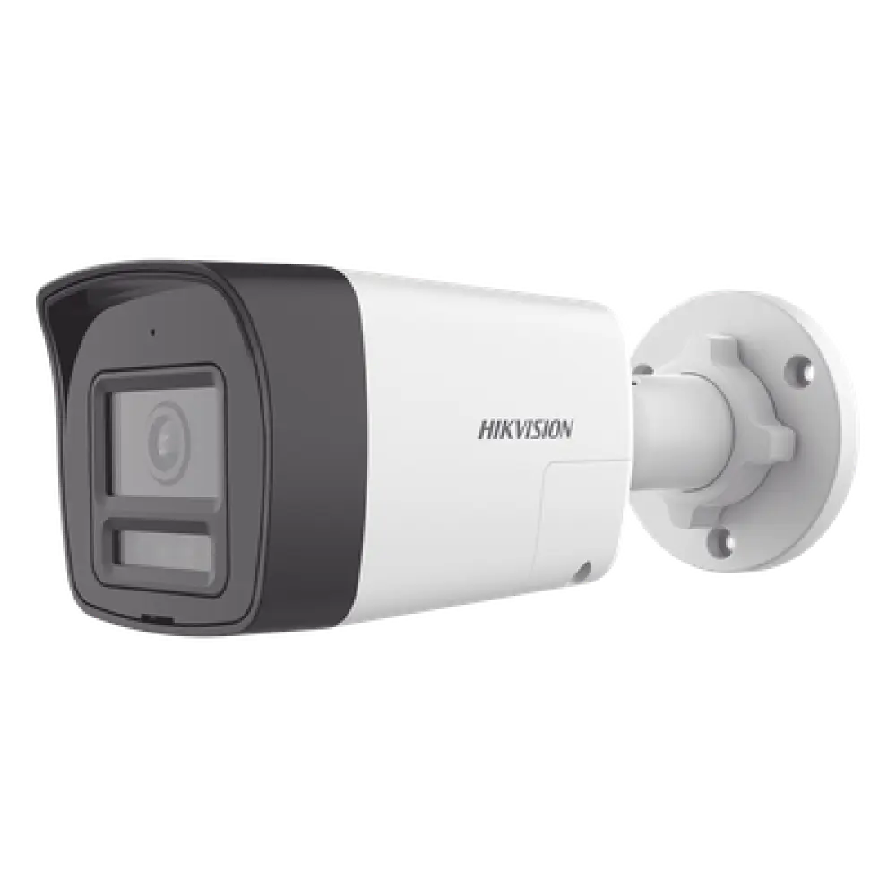 Cámara Bala TURBOHD / 3K 5 Megapixel / Lente 2.8 mm / Ángulo 112° / Dual Light IR 30 m (98.4 ft) + Luz Blanca 20 m (65.6 ft) / Audio Bidireccional / IP67