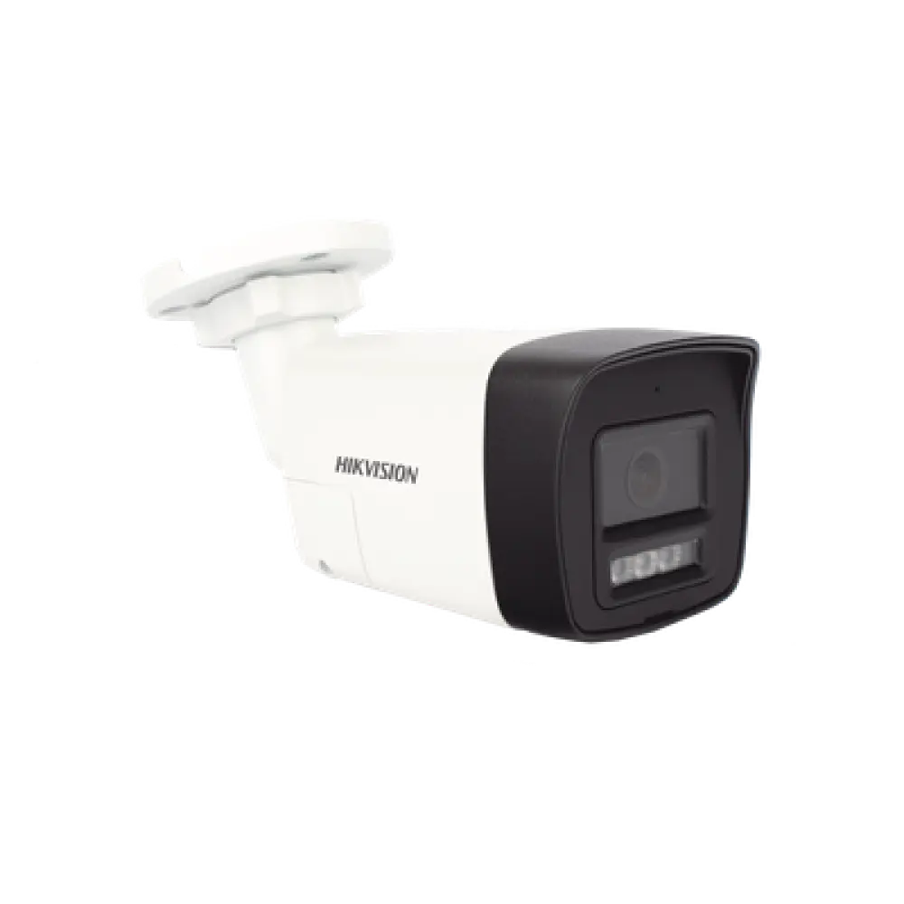 Cámara Bala TURBOHD / 3K 5 Megapixel / Lente 2.8 mm / Ángulo 112° / Dual Light IR 30 m (98.4 ft) + Luz Blanca 20 m (65.6 ft) / Audio Bidireccional / IP67