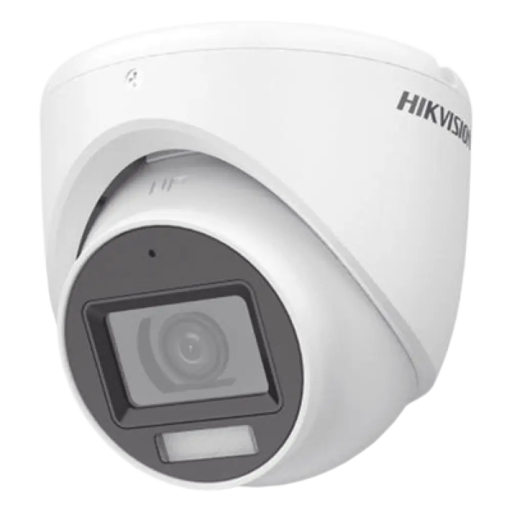 Cámara Turret TURBOHD / 2 Megapixel / Dual Light IR 30 m (98.4 ft) + Luz Blanca 20 m (65.6 ft) / Gran Angular 101° / Micrófono Integrado / IP67 / Metal