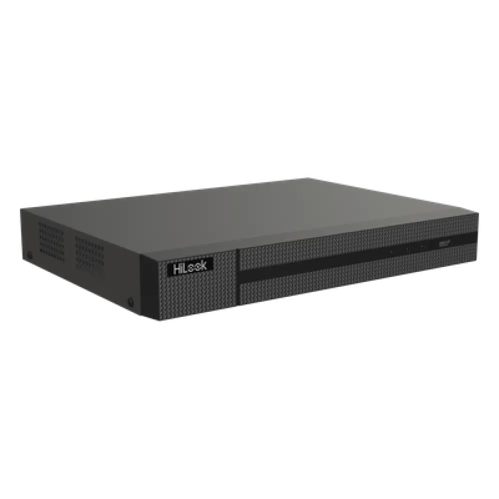 DVR Pentahíbrido / 16 Canales TurboHD + 8 Canales IP / 5 Megapixel Lite / Audio Bidireccional / H.265+ / 1 Bahía de Disco Duro / Salida Full HD
