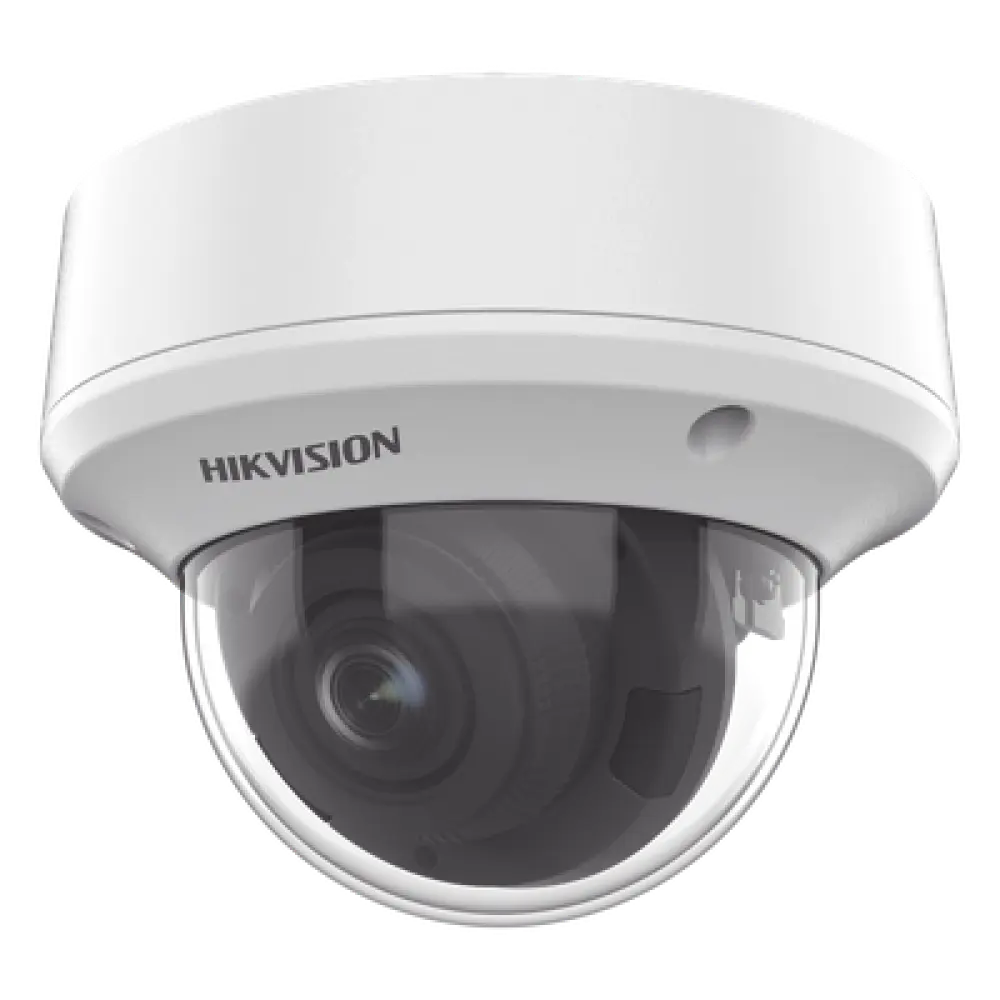 Domo TURBOHD 5 Megapixel / Lente Motorizado 2.7 - 13.5 mm / IR EXIR 40 mts (131 ft) / TVI-AHD-CVI-CVBS / IK10 / IP67 / dWDR / 12 Vcc / 24 VCA