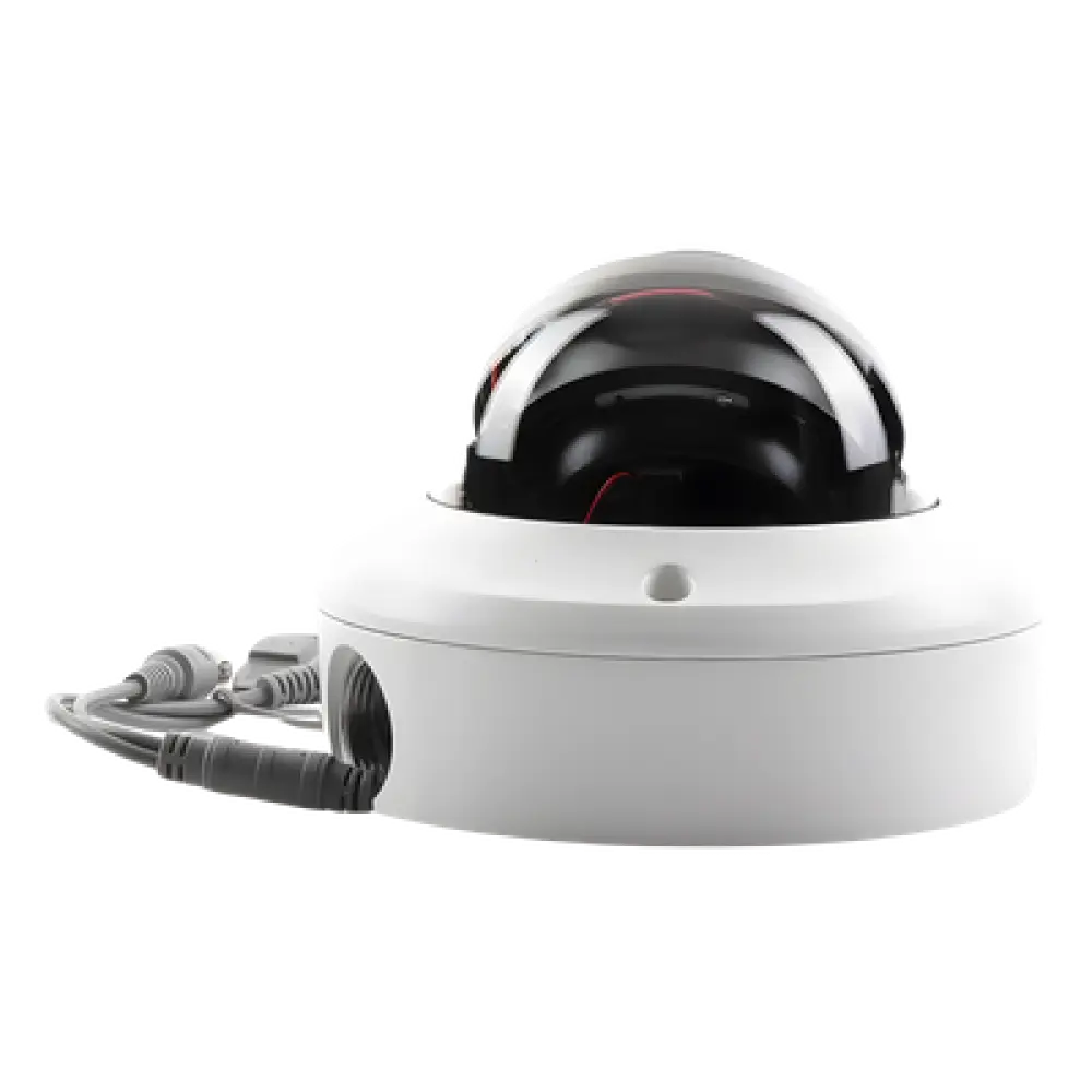 Domo TURBOHD 5 Megapixel / Lente Motorizado 2.7 - 13.5 mm / IR EXIR 40 mts (131 ft) / TVI-AHD-CVI-CVBS / IK10 / IP67 / dWDR / 12 Vcc / 24 VCA