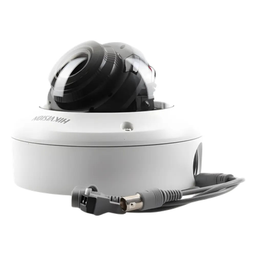 Domo TURBOHD 5 Megapixel / Lente Motorizado 2.7 - 13.5 mm / IR EXIR 40 mts (131 ft) / TVI-AHD-CVI-CVBS / IK10 / IP67 / dWDR / 12 Vcc / 24 VCA