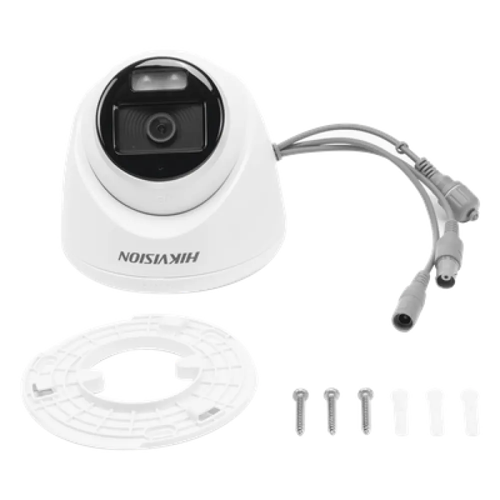 Cámara Turret TURBOHD / 3K 5 Megapixel 16:9 / Color 24/7 / Luz Blanca 40 m (131.2 ft) / Micrófono Integrado / IP67 / 4 Tecnologías / dWDR