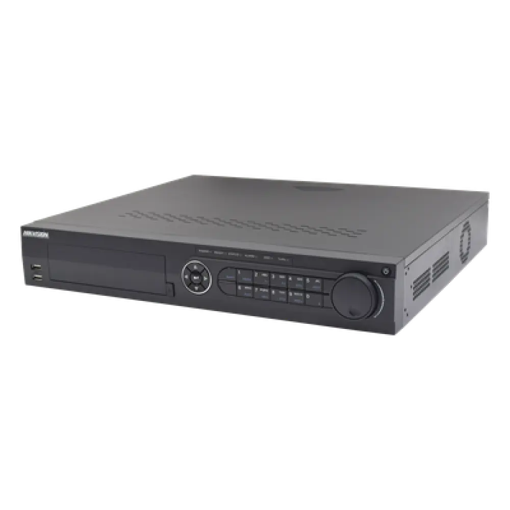 DVR Pentahíbrido / 24 Canales (16 TurboHD + 8 IP) / 3K/5MP / AcuSense / Audio por Coaxitron / 4 Bahías HDD / 16 Entradas de Alarma
