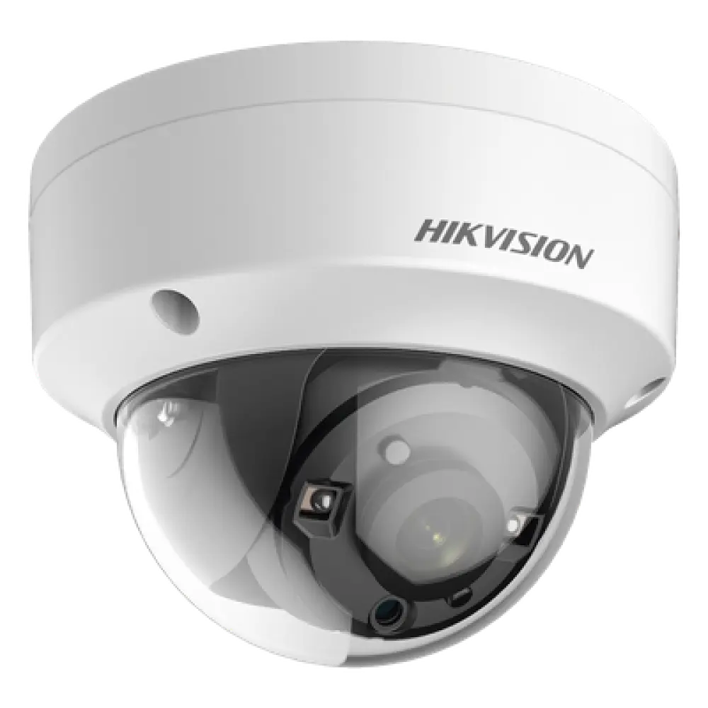 Domo TURBOHD 4K / 8.29 MP / Gran Angular 102.9° / Lente 2.8 mm / Exterior IP67 / IK10 / IR EXIR 30 m (98.4 ft) / TVI-AHD-CVI-CVBS / dWDR