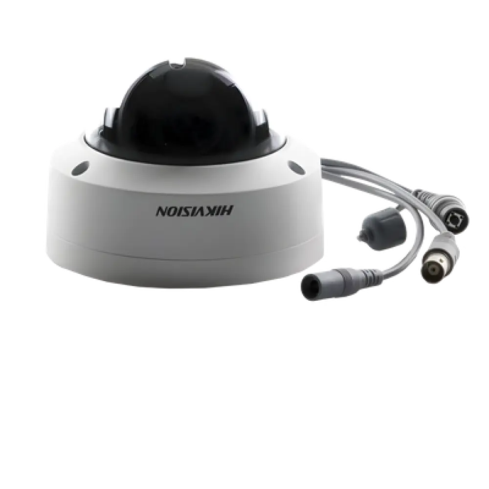 Domo TURBOHD 4K / 8.29 MP / Gran Angular 102.9° / Lente 2.8 mm / Exterior IP67 / IK10 / IR EXIR 30 m (98.4 ft) / TVI-AHD-CVI-CVBS / dWDR
