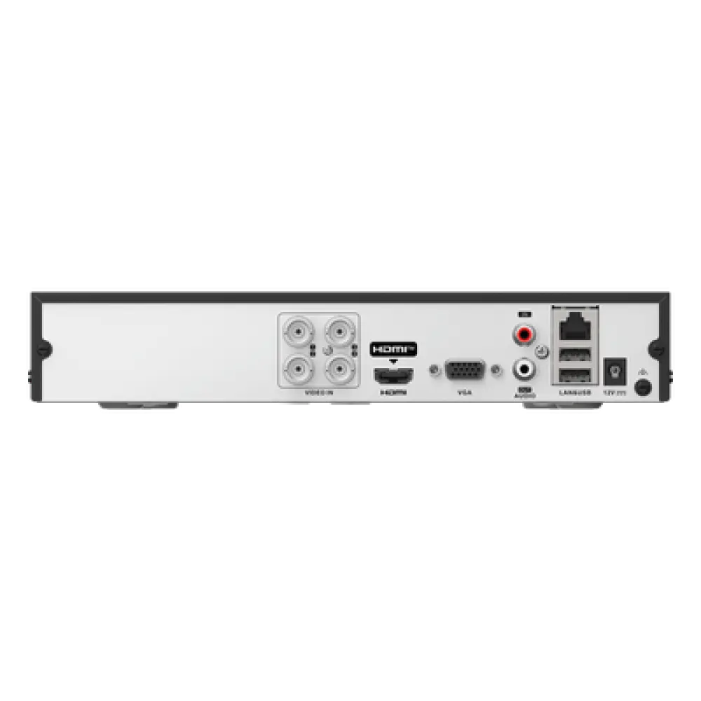 DVR Híbrido / 8 Canales Combinados / 4 Canales TurboHD + 4 Canales IP / 8 Megapixel (4K) / H.265+ / Audio Bidireccional / 1 Bahía HDD / AcuSense Lite
