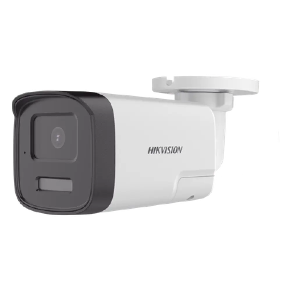 Cámara Bala TURBOHD / 4K UHD 8 Megapixel / Lente 2.8 mm / 113° HFOV / Dual Light 40 m (131.2 ft) / Audio Bidireccional 5-8 m / IP67 / Metal