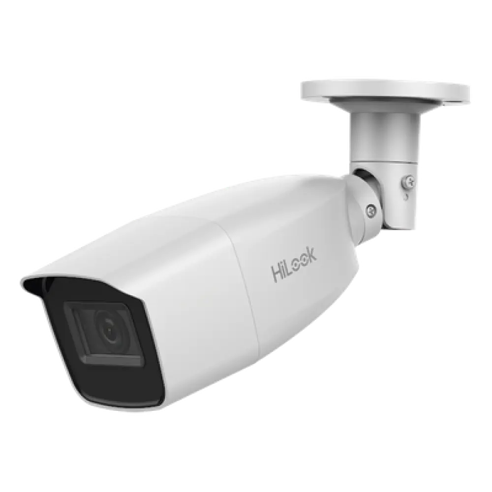 Cámara Bala TURBOHD / 2 Megapixel 1080p / Lente Varifocal 2.8-12 mm / IR EXIR 40 m (131.2 ft) / IP66 / Multiprotocolo TVI-AHD-CVI-CVBS / -40°C a 60°C