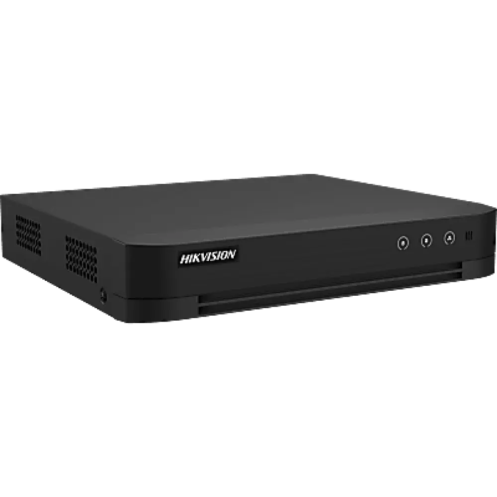 DVR Pentahíbrido / 8 Canales TurboHD 4K + 16 Canales IP / 8 Megapixel (4K) / Salida HDMI 4K / H.265+ con GUANLAN AI / Audio Bidireccional / 1 Bahía SATA 10 TB