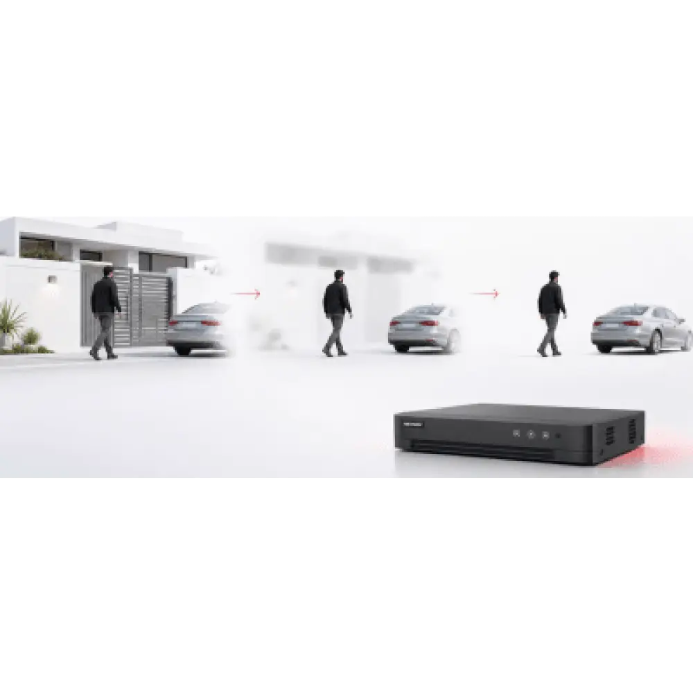 DVR Pentahíbrido / 8 Canales TurboHD + 12 Canales IP / 3K Lite / AcuSearch / Perimeter Protection / HDMI 4K / H.265+