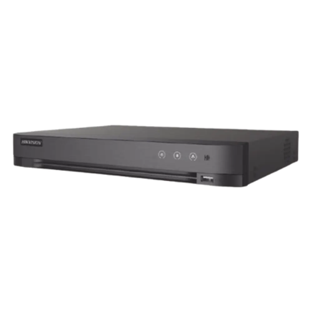 DVR Pentahíbrido / 12 Canales / 8 TURBOHD + 4 IP / 5 Megapixel Lite / Audio Bidireccional Coaxitron / Reconocimiento Facial / ACUSENSE / 1 Bahía HDD 10 TB / Salida HDMI+VGA Full HD