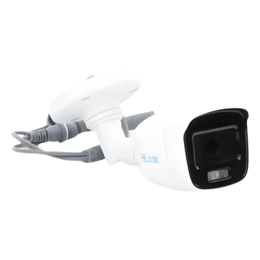 Cámara Bala TURBOHD / 2 Megapixel 1080p / Color 24/7 / Luz Blanca 20 m (65.6 ft) / Lente 2.8 mm 105° / Audio Integrado / IP66