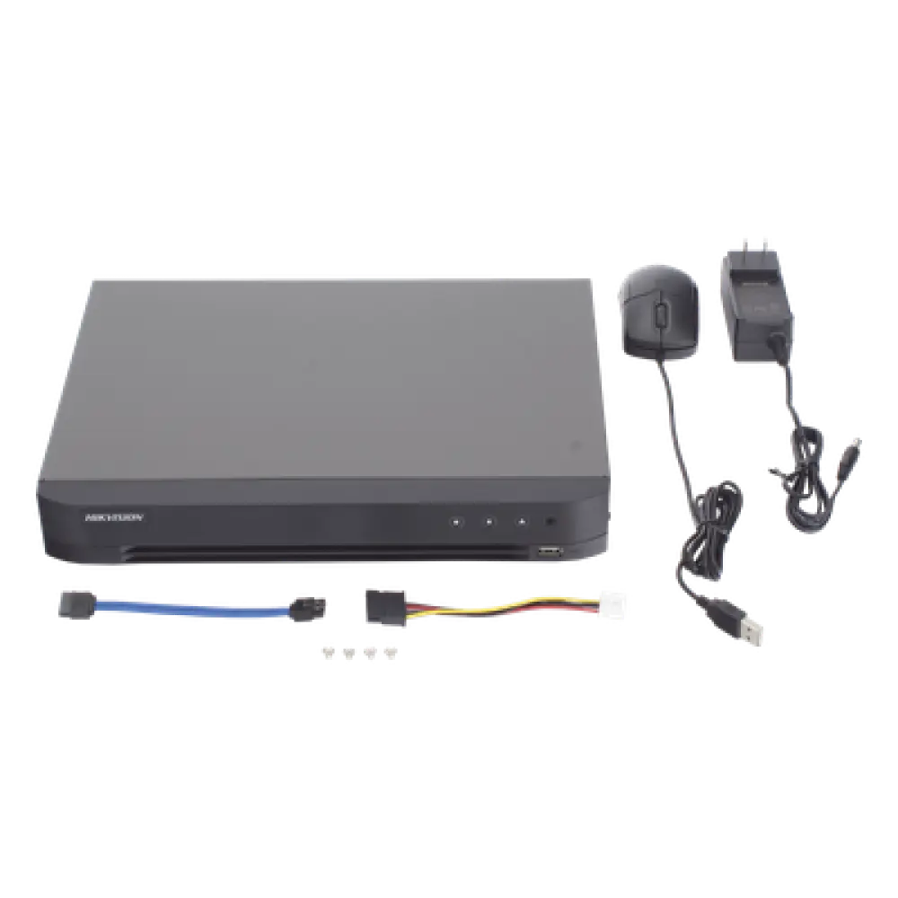 DVR Pentahíbrido / 4 Canales TURBOHD + 2 Canales IP / 3K Lite 5 Megapixel / Audio Bidireccional Coaxitron / Reconocimiento Facial / AcuSense / 1 Bahía HDD 10 TB