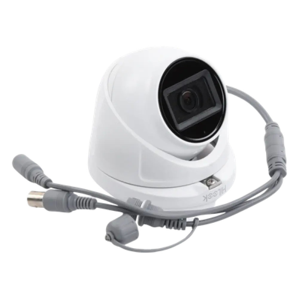 Cámara Turret TURBOHD / 2 Megapixel 1080p / Gran Angular 106.4° / IR EXIR 30 m (98.4 ft) / Audio por Coaxitron / IP66 / 4 Tecnologías