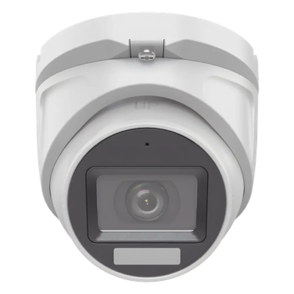 Cámara Turret TURBOHD / 2 Megapixel / Dual Light 30 m (98.4 ft) IR + 20 m (65.6 ft) Luz Blanca / Lente 2.8 mm / 100° de Visión / IP66 / Audio por Coaxitron / 4 en 1 Seleccionable