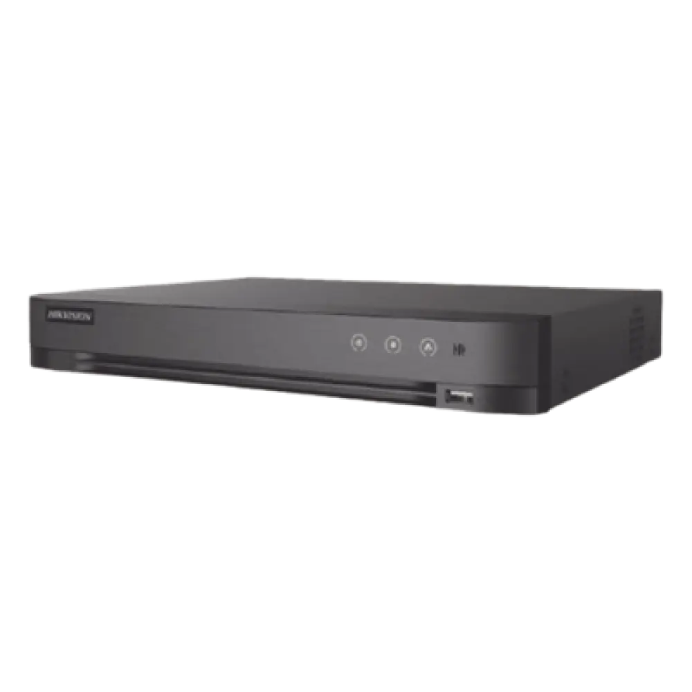 DVR Pentahíbrido / 24 Canales / 16 TurboHD + 8 IP / 5 Megapixel Lite / Reconocimiento Facial / Audio Bidireccional / H.265+ / HDMI y VGA Full HD
