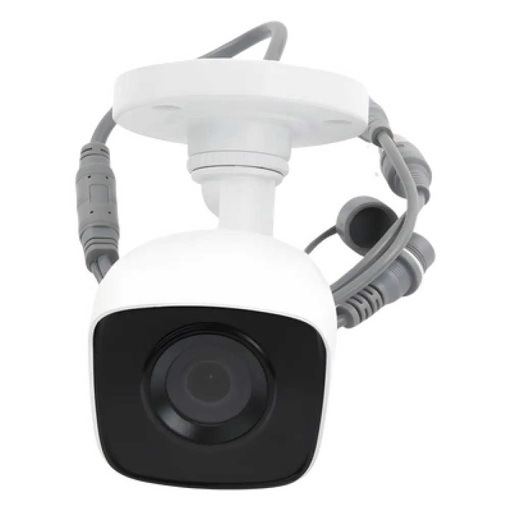 Cámara Bala TURBOHD / 2 Megapixel 1080p / Gran Angular 106.4° / IR EXIR 30 m (98.4 ft) / Audio por Coaxitron / IP66 / 4 Tecnologías