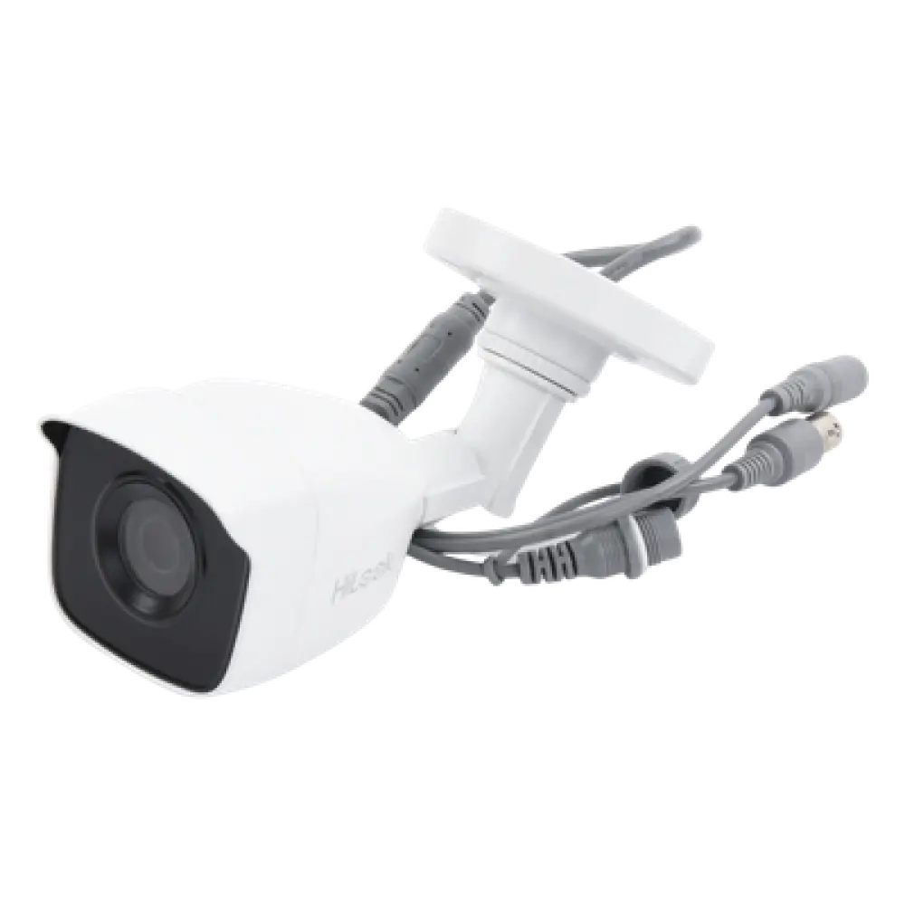 Cámara Bala TURBOHD / 2 Megapixel 1080p / Gran Angular 106.4° / IR EXIR 30 m (98.4 ft) / Audio por Coaxitron / IP66 / 4 Tecnologías