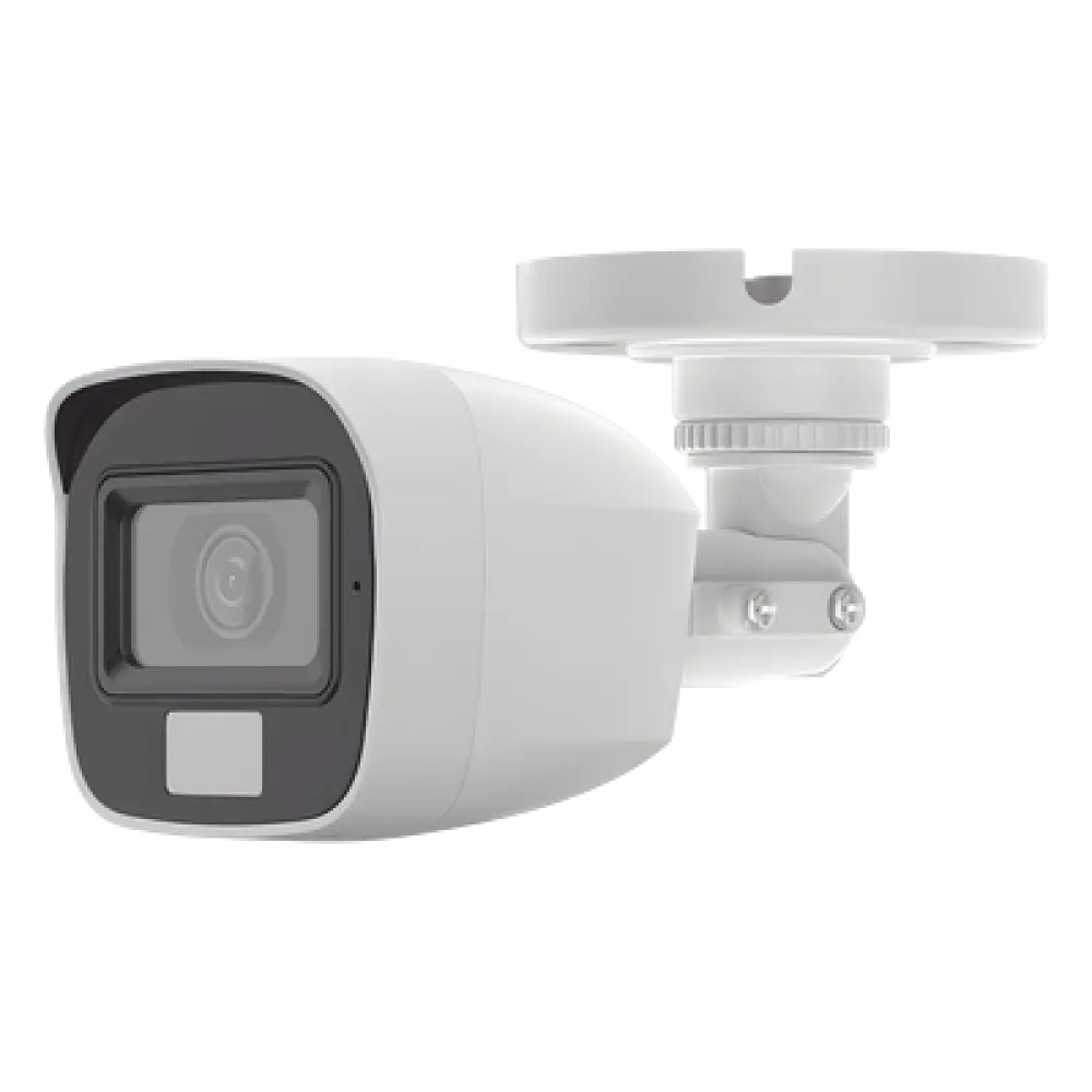 Cámara Bala TURBOHD / 2 Megapixel / Dual Light 20 m (65.6 ft) IR + 20 m (65.6 ft) Luz Blanca / Lente 2.8 mm / 100° Ángulo de Visión / Audio por Coaxitron / IP66 / Metal