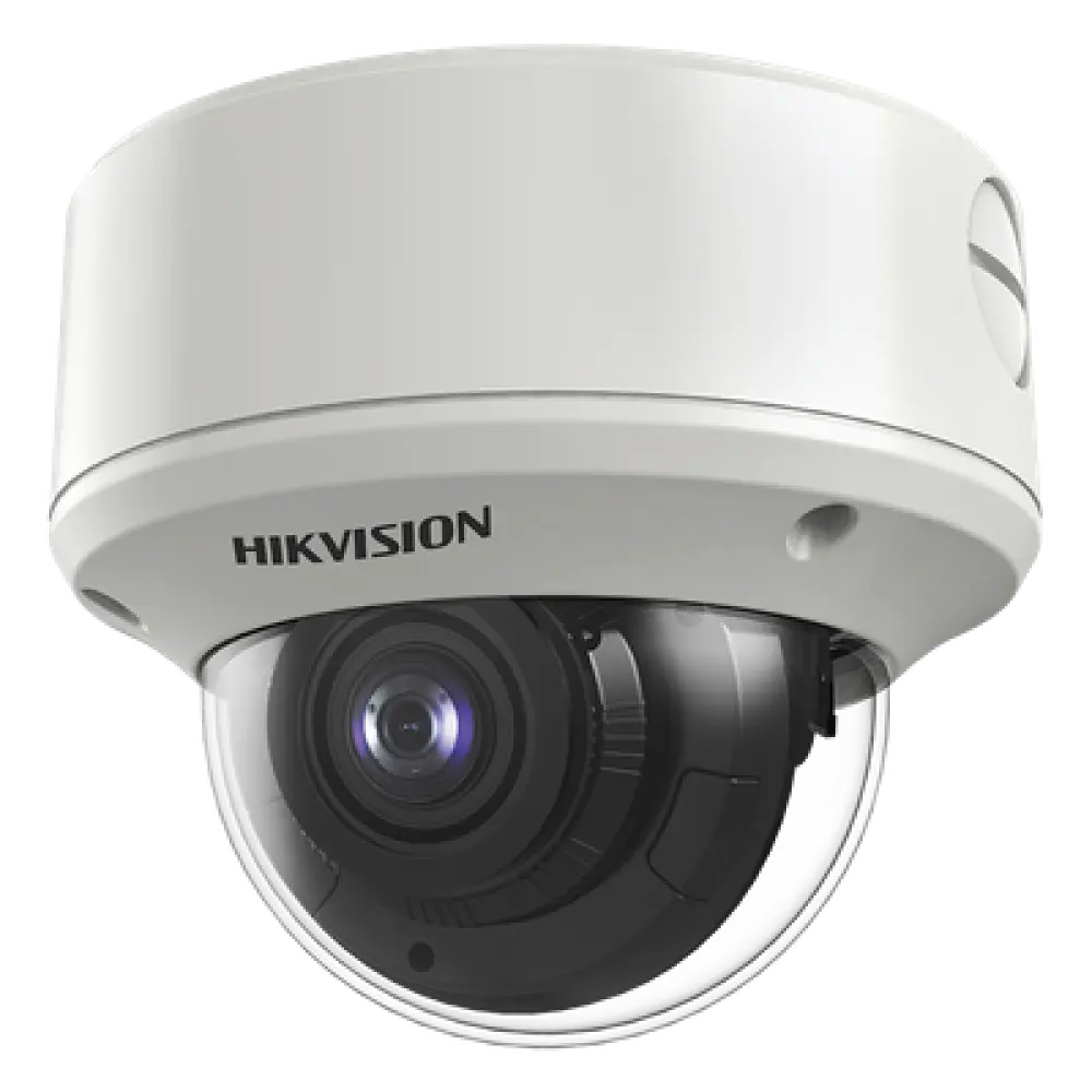 Cámara Domo TURBOHD / 2 Megapixel / Ultra Baja Iluminación 0.003 Lux / WDR 130 dB / Lente Motorizado 2.7-13.5 mm / IR EXIR 60 m (196.9 ft) / IP67 / IK10 / Metal