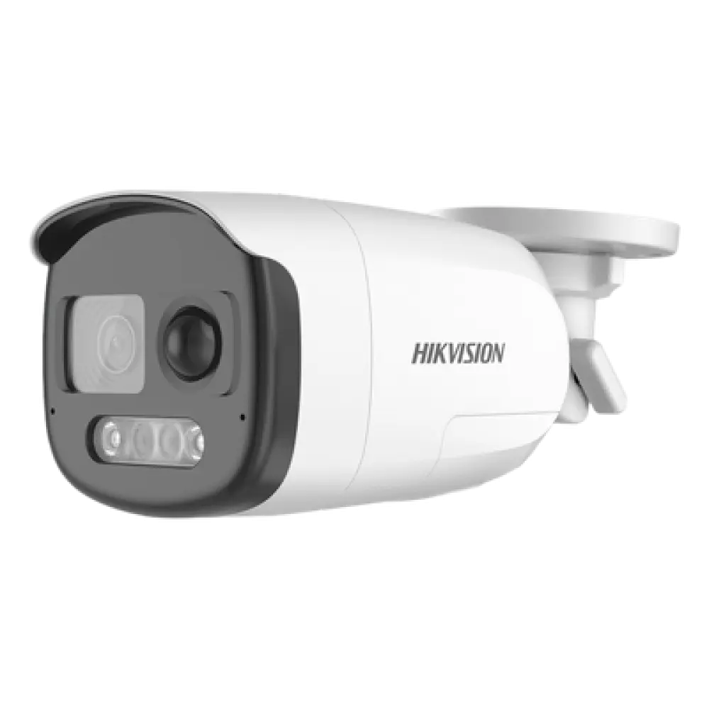 Cámara Bala TURBOHD / 2 Megapixel Full HD / Color 24/7 / Luz Blanca 40 m (131.2 ft) / WDR 130 dB / Sensor PIR 110° / Sirena 93.5 dB / Estrobo Rojo-Azul / IP67