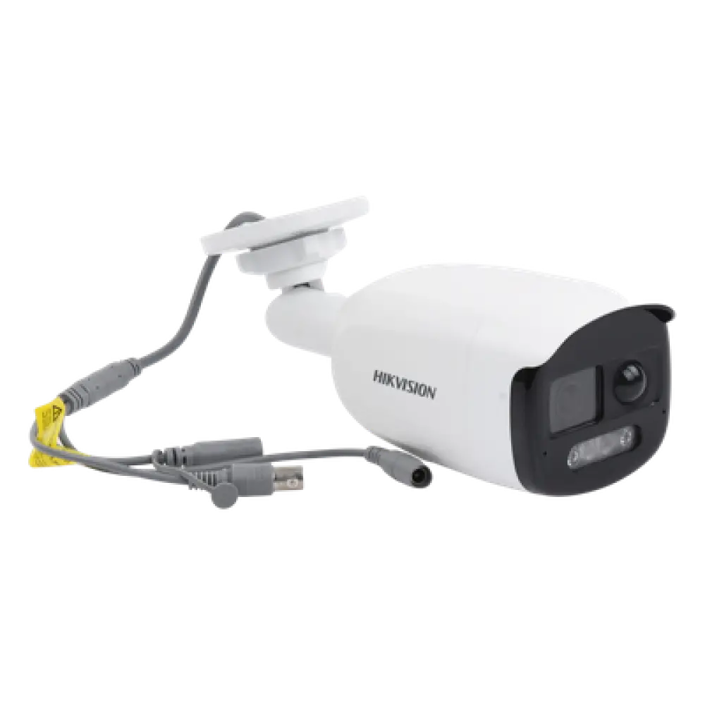 Cámara Bala TURBOHD / 2 Megapixel Full HD / Color 24/7 / Luz Blanca 40 m (131.2 ft) / WDR 130 dB / Sensor PIR 110° / Sirena 93.5 dB / Estrobo Rojo-Azul / IP67