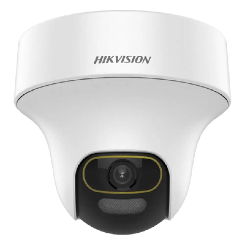 Cámara Domo PT TURBOHD / 2 Megapixel / ColorVu 0.0005 Lux / Luz Blanca 20 m (65.6 ft) / Pan 350° / Tilt 75° / Audio Coaxitron / Uso Interior