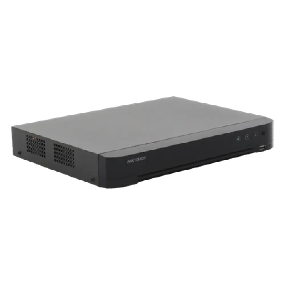 DVR 8 Canales TurboHD + 8 Canales IP / 8 Megapixel (4K) / Acusense (Evita Falsas Alarmas) / Audio por Coaxitron / 1 Bahía de Disco Duro / 8 Entradas de Alarma / 4 Salidad de Alarma / H.265+ 