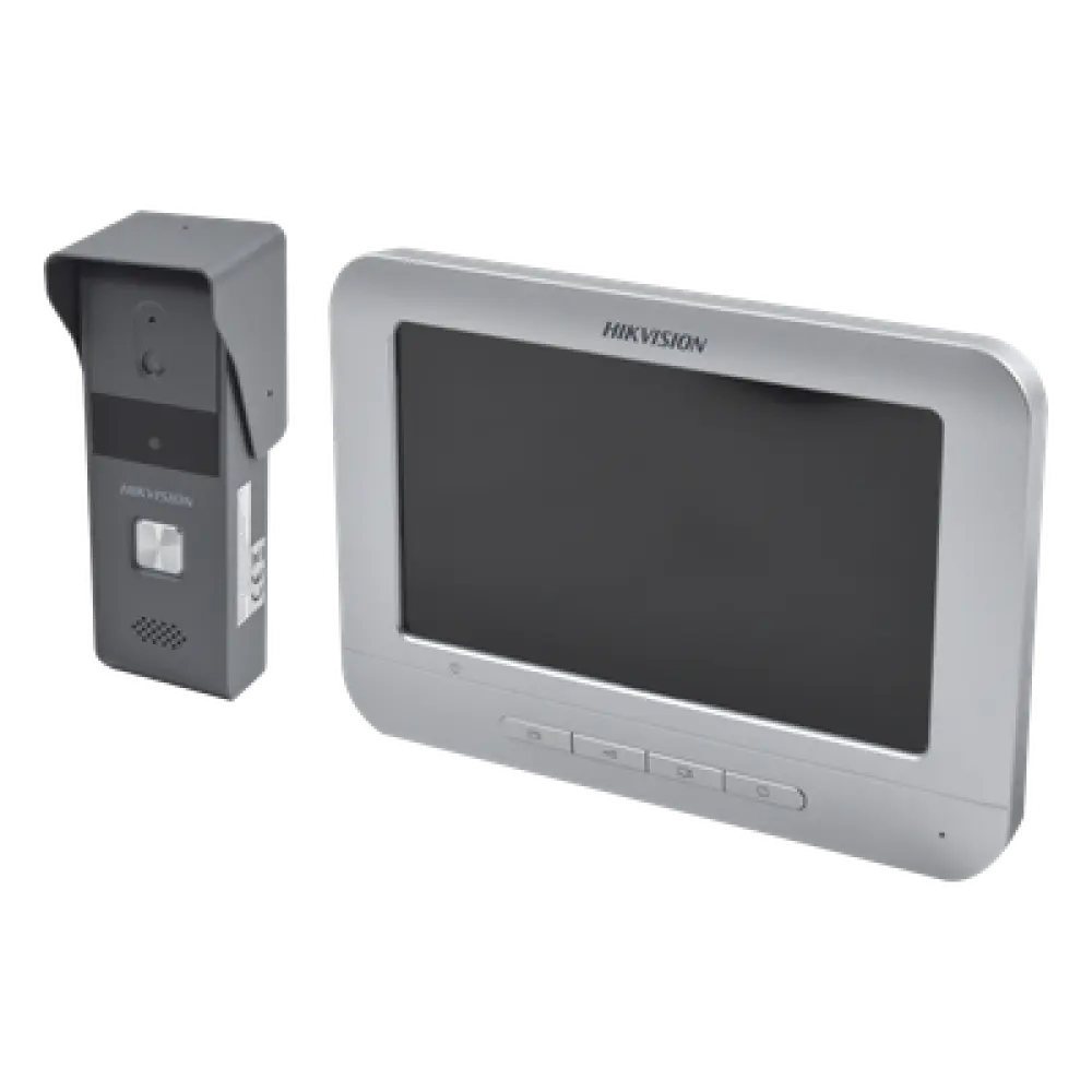 Kit de Videoportero Analógico / Pantalla LCD 7" / Resolución 800x400 / Cámara Pinhole 720x576 @ 30 fps / Ángulo 98° / IP65 / Expandible 3 Monitores y 2 Frentes de Calle
