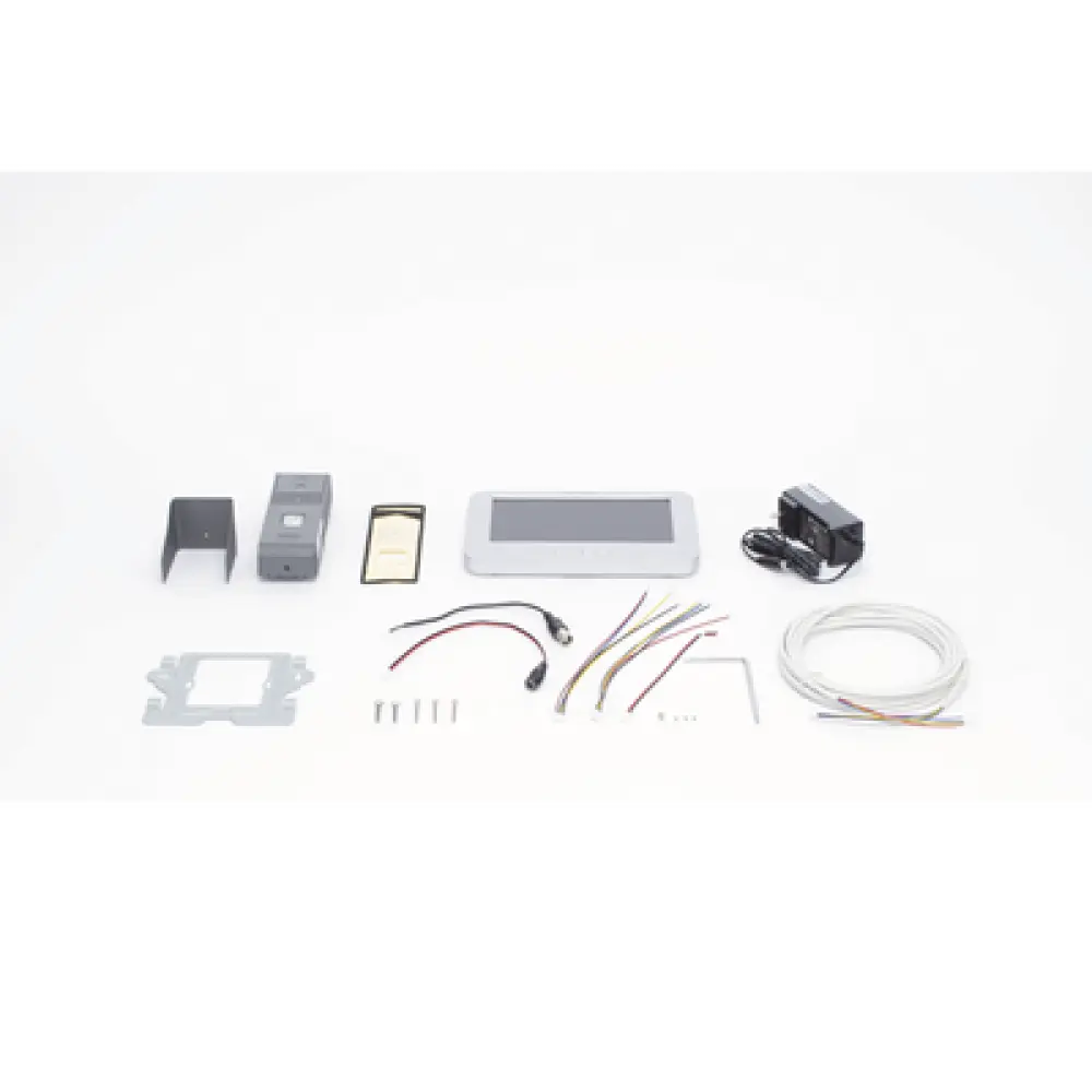 Kit de Videoportero Analógico / Pantalla LCD 7" / Resolución 800x400 / Cámara Pinhole 720x576 @ 30 fps / Ángulo 98° / IP65 / Expandible 3 Monitores y 2 Frentes de Calle