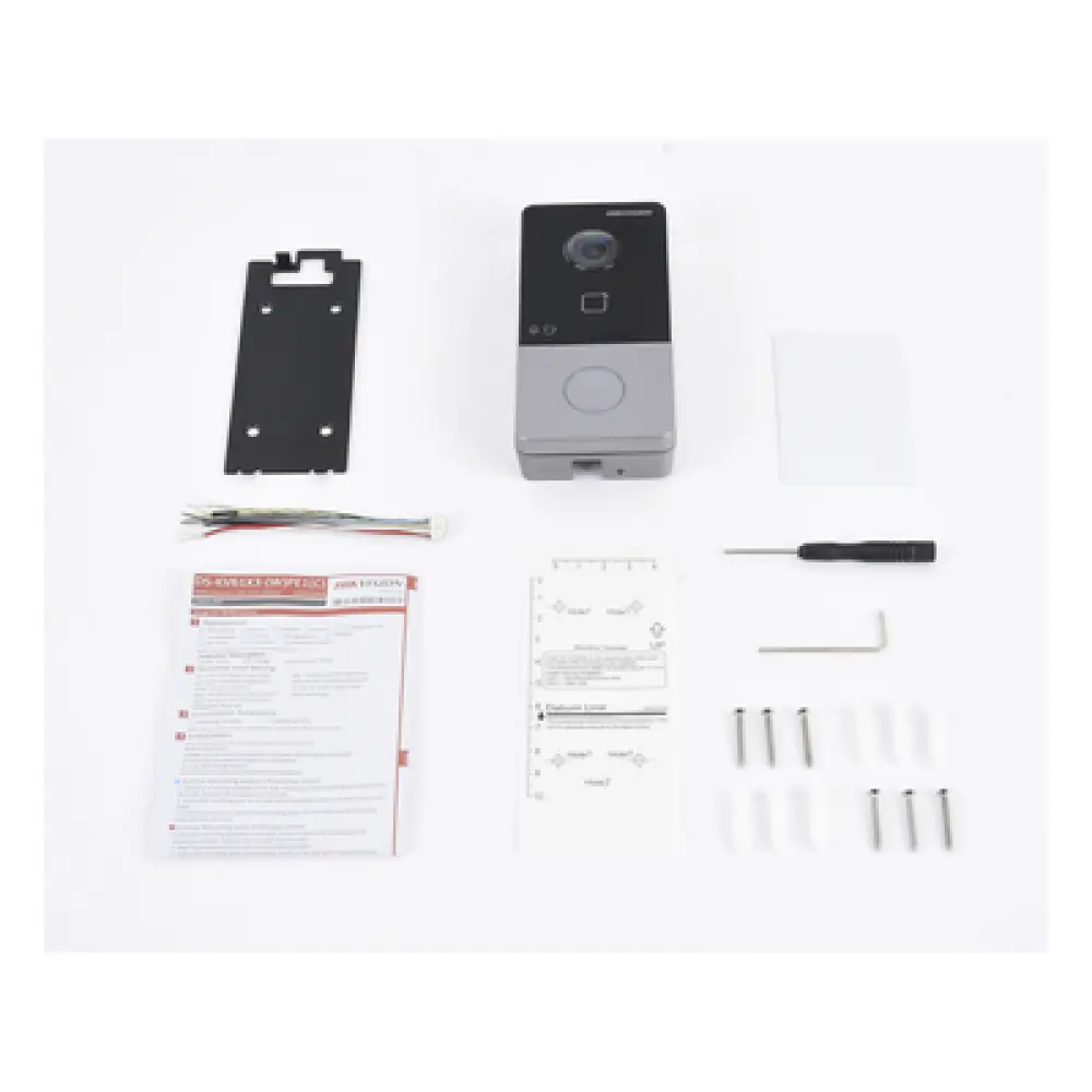 Videoportero IP / 2 MP / PoE 802.3af / IP65 / IR 2.5m / 129°H / -40°C a 53°C / Mifare / 1 Relay