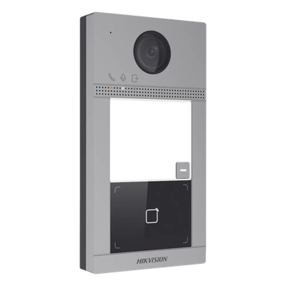 Videoportero IP / 2 Megapixel / PoE / IP65 + IK08 / 1 Departamento / Lector Mifare / 2 Puertas / 6 Monitores / Visión Nocturna IR 3m / Ángulo 129°