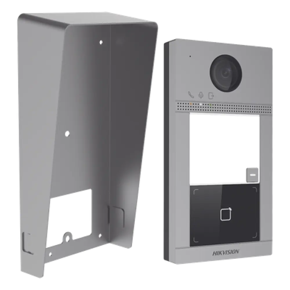 Kit Videoportero IP / 2 Megapixel / 129° / IR 3m / PoE / IP65 / IK08 / 1 Departamento / 2 Puertas / 6 Monitores / 10.8 ft