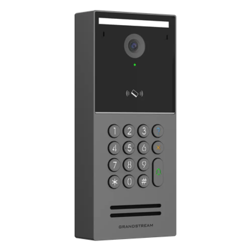 Videoportero IP Inteligente / 2K Ultra HD 4 MP / Ángulo 127° / IA ISP con Análisis de Comportamiento / Lector RFID Dual 13.56 MHz y 125 kHz / 5000 Tarjetas / PoE Integrado / IP66 IK10