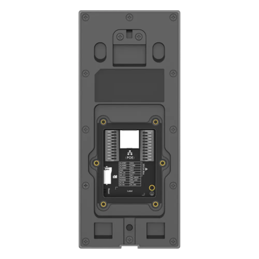 Videoportero IP Inteligente / 2K Ultra HD 4 MP / Ángulo 127° / IA ISP con Análisis de Comportamiento / Lector RFID Dual 13.56 MHz y 125 kHz / 5000 Tarjetas / PoE Integrado / IP66 IK10