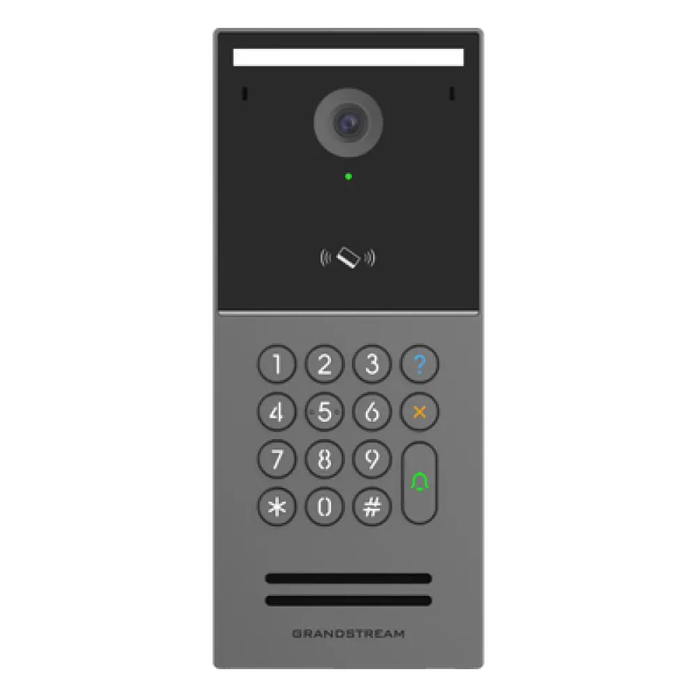 Videoportero IP Inteligente / 2K Ultra HD 4 MP / Ángulo 127° / IA ISP con Análisis de Comportamiento / Lector RFID Dual 13.56 MHz y 125 kHz / 5000 Tarjetas / PoE Integrado / IP66 IK10