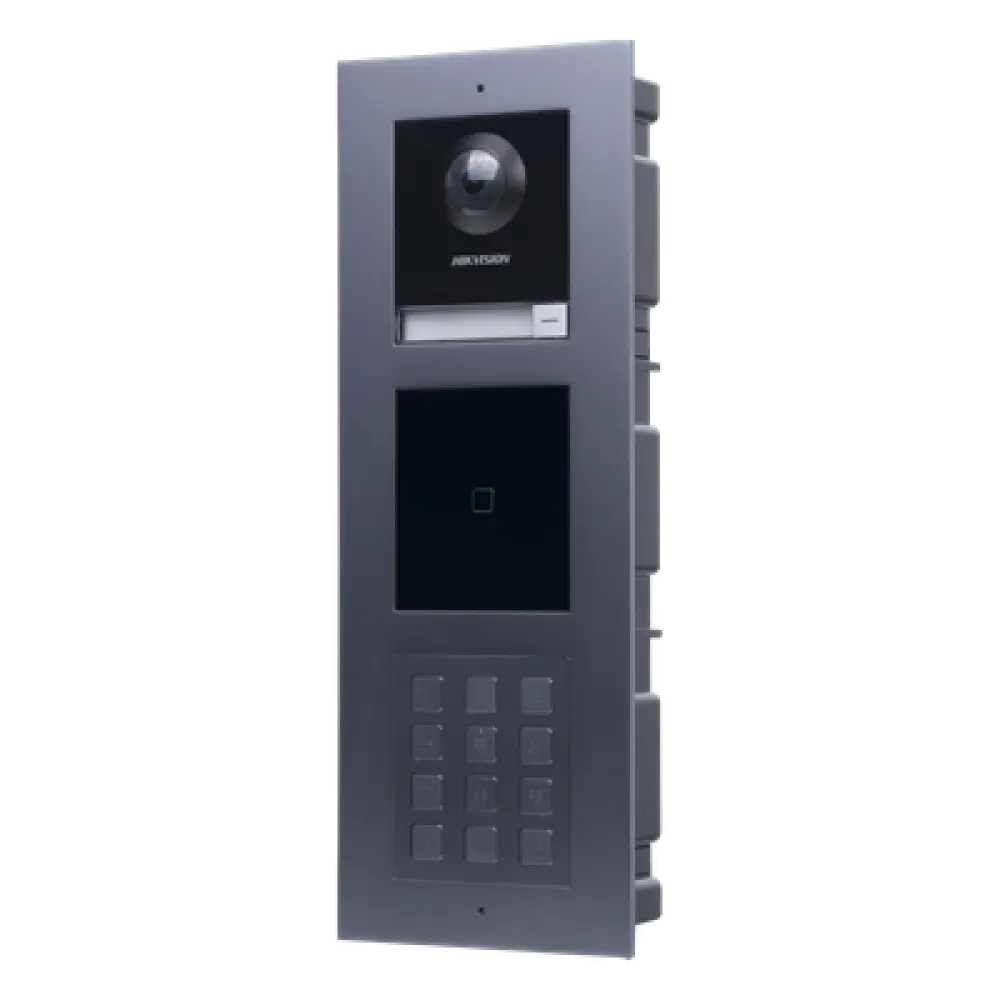Videoportero IP Multiapartamento / 2 Megapixel / 7 Frentes de Calle / IP65 / PoE / Teclado y Lector EM / -40°C a 60°C (-40°F a 140°F)