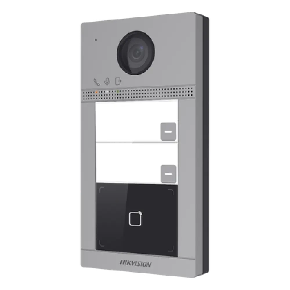 Videoportero IP / 2 Megapixel / PoE / IP65 + IK08 / 2 Departamentos / 2 Puertas / 6 Monitores / 129° / IR 3m (9.84 ft)