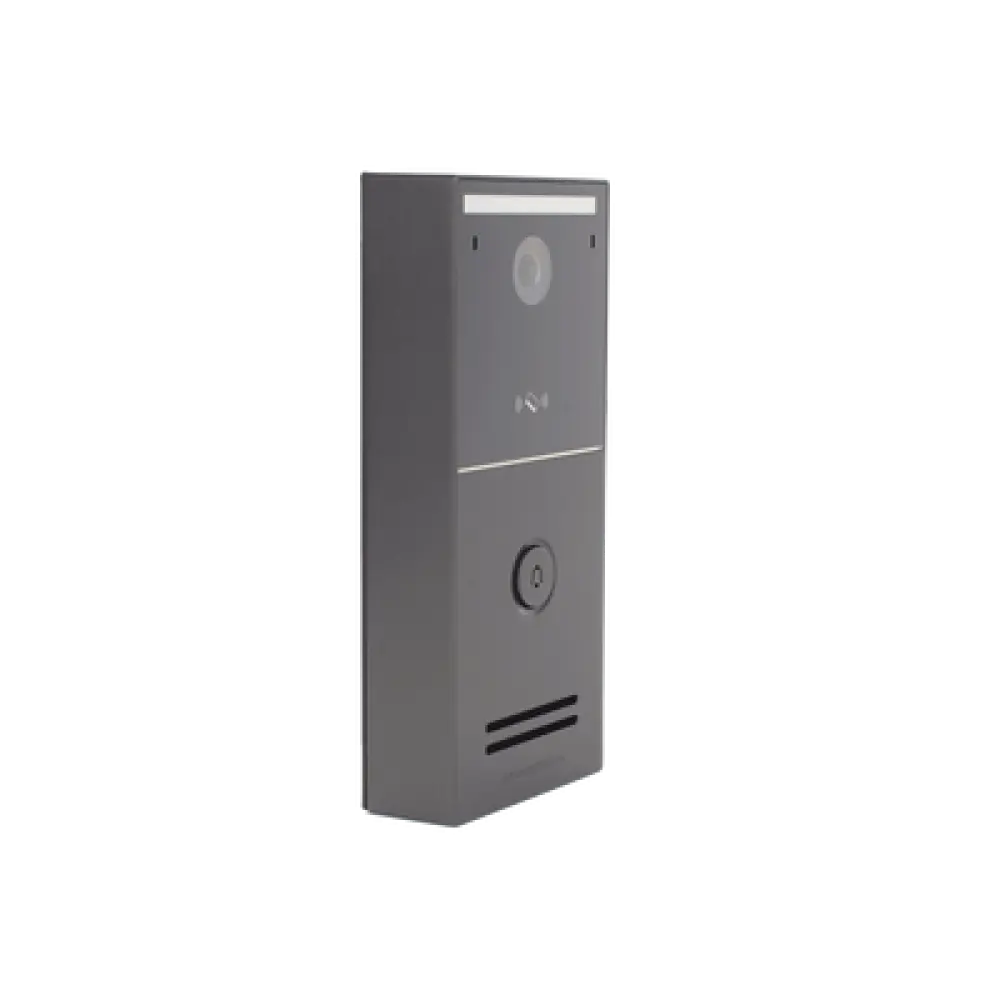 Videoportero IP Inteligente / 2K Ultra HD / Ángulo 127° / IA ISP con Análisis de Comportamiento / Lector RFID Dual 13.56 MHz y 125 kHz / NFC / BLE 5.0 / PoE / IP66 / IK10