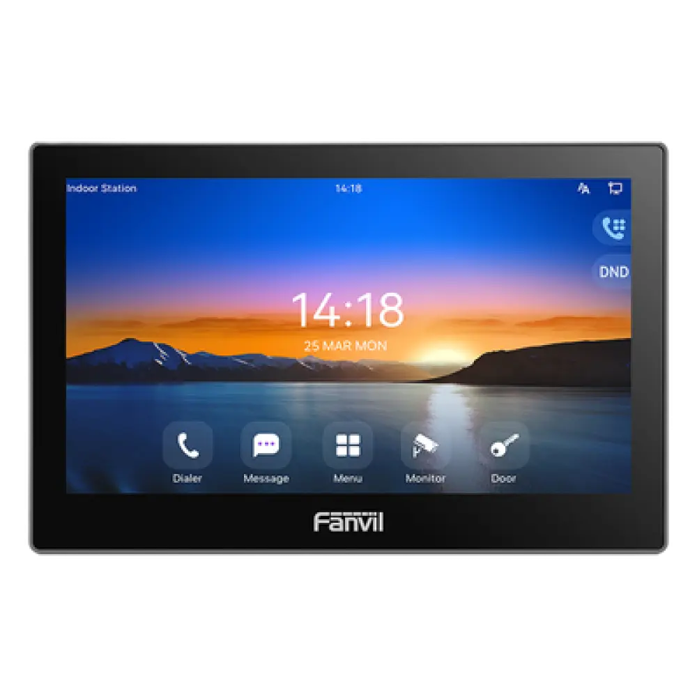 Monitor IP/SIP para Interior / Pantalla Táctil 7 Pulgadas / Video HD 1080p H.264 / Wi-Fi y Ethernet 10/100 Mbps / Control de Acceso Remoto