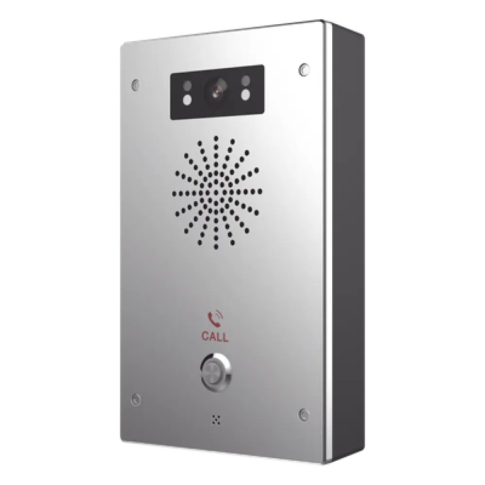 Video Intercomunicador IP / 2 Líneas SIP / Cámara 2 Megapixel / IR Nocturno / IP65 / IK10 / PoE / -40°C a 70°C