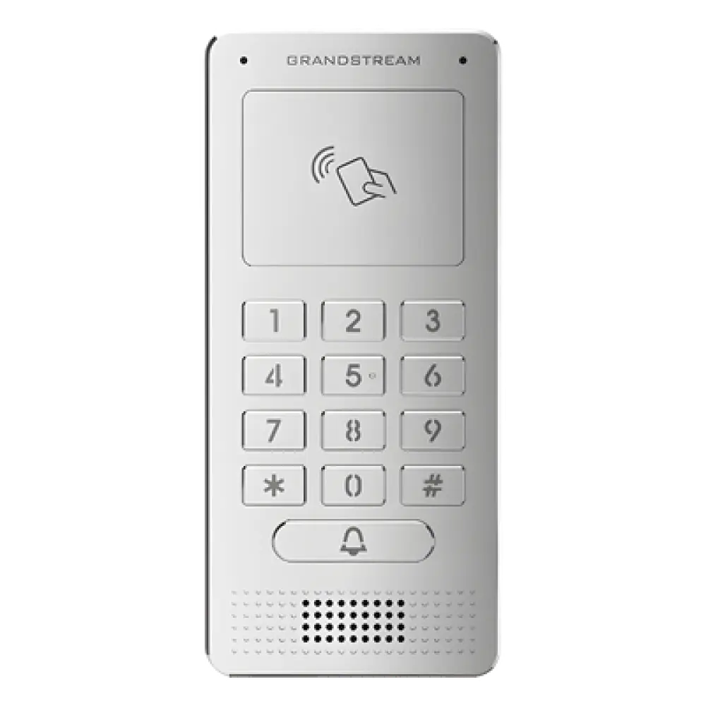 Audioportero IP / SIP / RFID y Teclado Retroiluminado / IP65 / IK06 / 3 Entradas y 2 Salidas de Alarma