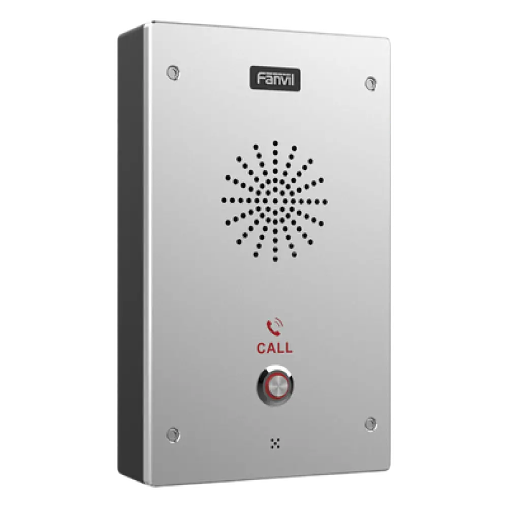 Intercomunicador IP / 2 Líneas SIP / PoE / IP65 / IK10 / Altavoz 3 W / 2 Relevadores 12V DC / Anti-Vandálico
