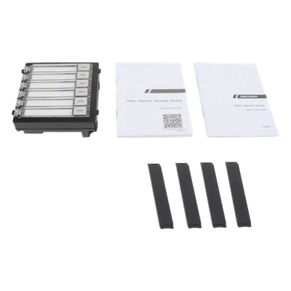Módulo de Botones para Videoportero Modular / 6 Botones / Montaje Empotrado o Superficie / IP65 / Consumo 2 W