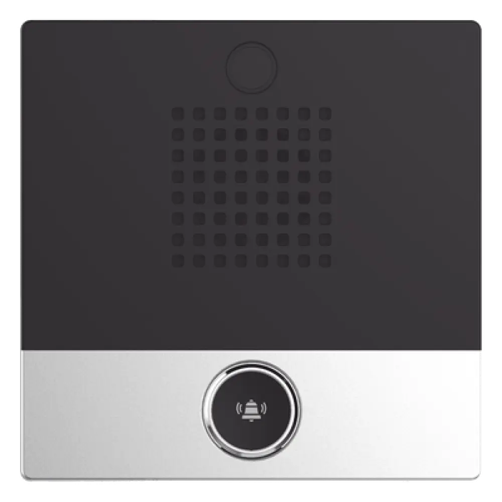 Intercomunicador IP / PoE / 2 Líneas SIP / 1 Relevador / 1 Puerto Entrada / IP54 / Montaje Pared